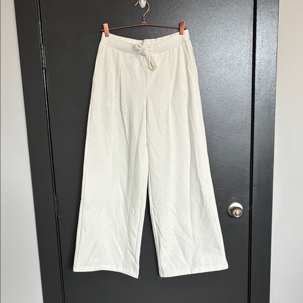NWOT Haven Well Within Pleated Lounge Pants Sz S Ivory